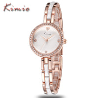 KIMIO Brand Luxury Women Business Watches Fashion Women's Watches Hear Ladies Clock Quartz Wristwatch  Relogio Feminino Female