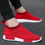 SOOTC WolfLanda Cork Men Shoes  Sneakers Men Breathable Air Mesh Sneakers Slip on Summer Non-leather Casual  Lightweight Sock Shoes Men Sneakers