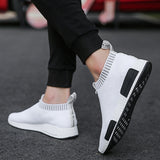 SOOTC WolfLanda Cork Men Shoes  Sneakers Men Breathable Air Mesh Sneakers Slip on Summer Non-leather Casual  Lightweight Sock Shoes Men Sneakers