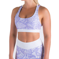 Lucylizz Retro Digital Printed Sports Suit Fitness Tracksuit Women Running Yoga Set Female Sports Bra Leggings Gym Clothing