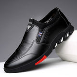 WolfLanda SOOTC Men's leather shoes leather spring 2021 new business casual soft bottom non-slip breathable all-match leather shoes men