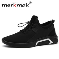 SOOTC WolfLanda Merkmak Brand 2019 New Casual Sneakers Men Breathable Comfortable Mesh Men Shoes Fashion Elastic band Walking Soft Footwear Flat