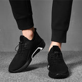 SOOTC WolfLanda Merkmak Brand 2019 New Casual Sneakers Men Breathable Comfortable Mesh Men Shoes Fashion Elastic band Walking Soft Footwear Flat
