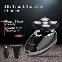 WOLFLANDA SOOTC Multifunction Hair Trimmer Clipper Electric Shaver Bald Machine 5 Heads Rechargeable 4D all-round Floating Head Electric Razor21