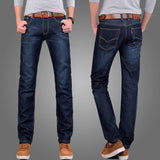 Thoshine Brand  Spring Summer Autumn Men Thin Jeans Male Casual Denim Straight Pants Adult Full Length Trousers Plus Size