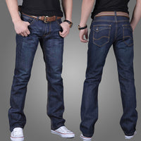 Thoshine Brand  Spring Summer Autumn Men Thin Jeans Male Casual Denim Straight Pants Adult Full Length Trousers Plus Size