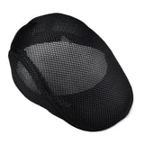 SOOTC WolfLanda VOBOOM Summer Flat Cap for Men Mesh Cabbie Newsboy Women Gatsby Hat Beret Ivy Caps Man Breathable Headpiece 126