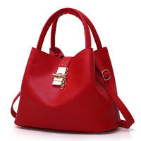 SOOTC-Women Totes Bag Pu Patent Leather Women Bags Mobile Messenger Shoulder Bags Luxury Brand Ladies Handbag Cross Buns  #YL5
