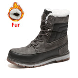 SOOTC WolfLanda ZUNYU Winter With Fur Snow Boots For Men Sneakers Male Shoes Adult Casual Quality Waterproof Ankle -30 degree Celsius Warm Boots