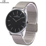 SOOTC- JEAMS&HAZEL waterproof mesh strap watches  Men rose gold  stainless steel  bracelet wrist watch Luxury